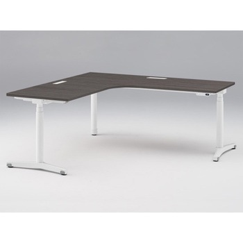 トイロ 90度オペレーションデスク インジケータ―付昇降スイッチタイプ 塗装脚 W1800×D1800<配送時組立サービス付> イトーキ