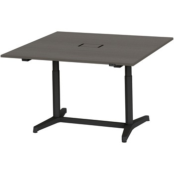トイロ 正方形テーブル 配線カバー付 昇降スイッチタイプ 塗装脚 W1400<配送時組立サービス付> イトーキ