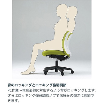 ボニートチェア バリュータイプ 固定肘付<配送時組立サービス付> イトーキ