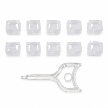 LANポートロックキャップ RJ45用 10個セット 専用解除キー付き メディアカバーマーケット