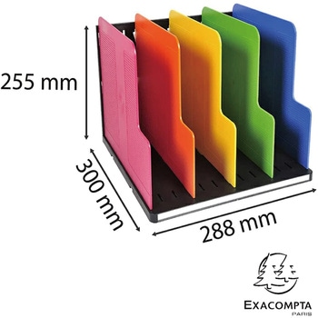 A4縦型 ファイルスタンド 5仕切り EXACOMPTA