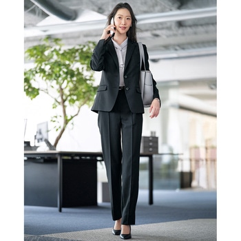 ピンタックパンツ レディース オフィス 事務服 サーヴォ(旧:サンペックスイスト)