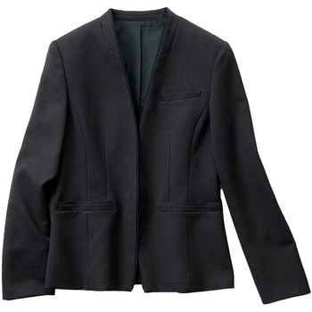 ノーカラージャケット レディース オフィス 事務服 サーヴォ(旧:サンペックスイスト)