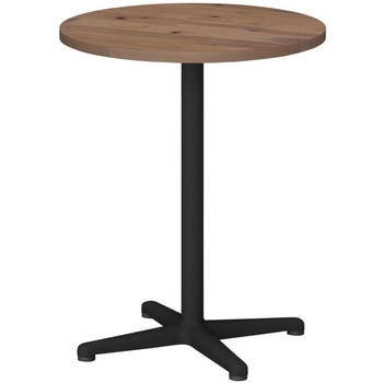 ノットワーク ウッド カフェテーブル 十字脚 円型 Φ600 スギ材<配送時組立サービス付> - イトーキ