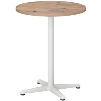 ノットワーク ウッド カフェテーブル 十字脚 円型 Φ600 スギ材<配送時組立サービス付> - イトーキ