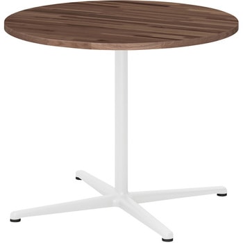 ノットワーク ウッド カフェテーブル 十字脚 円型 Φ900 ナラ材<配送時組立サービス付> イトーキ