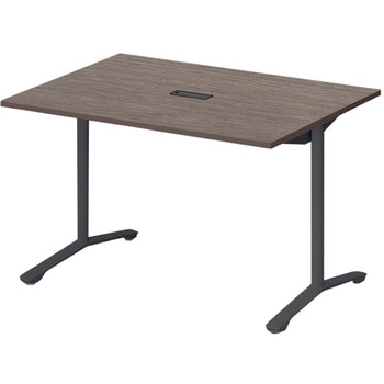 ノットワーク カフェテーブル T字脚 角型 配線対応キャップ 1200×900<配送時組立サービス付> イトーキ