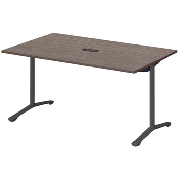 ノットワーク カフェテーブル T字脚 角型 配線対応キャップ 1500×900<配送時組立サービス付> - イトーキ