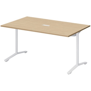 ノットワーク カフェテーブル T字脚 角型 配線対応キャップ 1500×900<配送時組立サービス付> - イトーキ