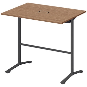 ノットワーク カフェテーブル ハイタイプ T字脚 角型 配線対応カバー 1200×900<配送時組立サービス付> イトーキ