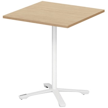 ノットワーク カフェテーブル 十字脚 昇降タイプキャスター付 正方形 750×750<配送時組立サービス付> イトーキ