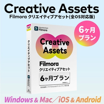 クリエイティブアセット6ヵ月プラン ワンダーシェアーソフトウェア