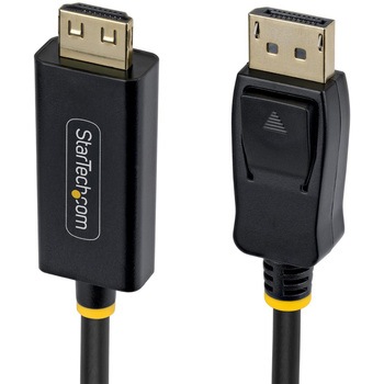 DisplayPort - HDMI変換ケーブル/4K60Hz/映像出力側抜けにくいグリップ設計/HDR/単方向仕様/デスクトップPC ディスプレイビデオコンバーター StarTech.com