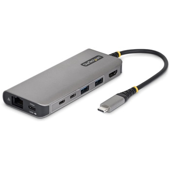 マルチポートアダプター/USB-C接続/シングルモニター/4K60Hz HDMI/140W PD/2x USB-A + 3x USB-C/LAN/MacBook Dell ThinkPad HP対応/USB Type-Cハブ StarTech.com