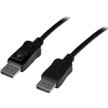 DisplayPortケーブル/10m/アクティブ/4K30Hz/10.8Gbps/抜け防止機構付き/DPオス - DPオス/ブラック/ディスプレイポート/長尺 モニターケーブル StarTech.com