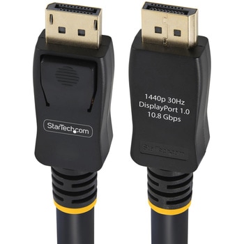 DisplayPort 1.0 ケーブル/6.1m/1920 x 1200p/10.8Gbps/抜け防止機構付き/DPオス - DPオス/ブラック/ディスプレイポート/モニターケーブル StarTech.com