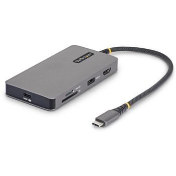 マルチポートアダプター/USB-C接続/4K60Hz HDMI/140W PD/1x USB-C + 3x USB-A/イーサネット/SD microSDカードリーダー/Dell HP LenovoノートPC対応 StarTech.com