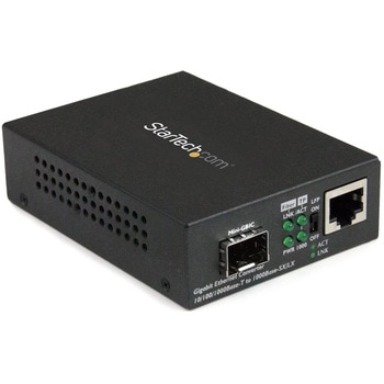 光メディアコンバーター/ギガビットRJ45 - SFP変換/オープンSFPスロット/10/100/1000対応/シングル・マルチモード/光ファイバー StarTech.com