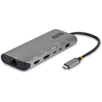 マルチポートアダプター/USB4接続/デュアルモニター/4K 144Hz/140W PD/1x USB-A + 2x USB-C 10Gbps/2.5G LAN/ドライバー不要/macOS Windows対応 StarTech.com