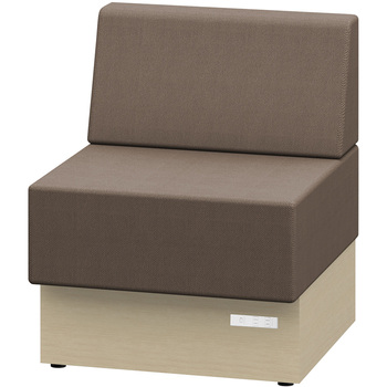 ノットワーク スタンダードソファ ローバック 直線タイプ コンセント付 W600<配送時組立サービス付> イトーキ