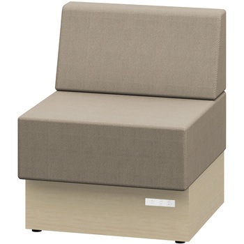 ノットワーク スタンダードソファ ローバック 直線タイプ コンセント付 W600<配送時組立サービス付> イトーキ