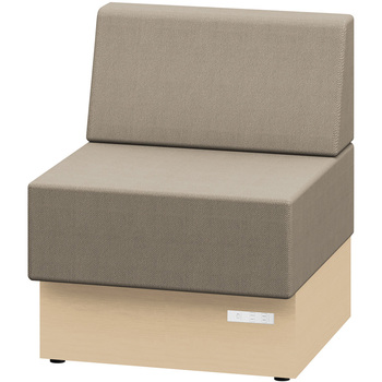 ノットワーク スタンダードソファ ローバック 直線タイプ コンセント付 W600<配送時組立サービス付> イトーキ