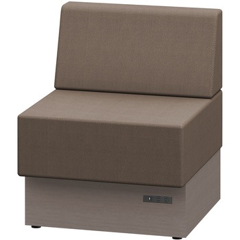 ノットワーク スタンダードソファ ローバック 直線タイプ コンセント付 W600<配送時組立サービス付> イトーキ