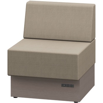 ノットワーク スタンダードソファ ローバック 直線タイプ コンセント付 W600<配送時組立サービス付> イトーキ