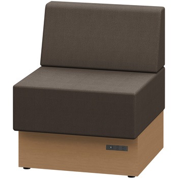 ノットワーク スタンダードソファ ローバック 直線タイプ コンセント付 W600<配送時組立サービス付> イトーキ