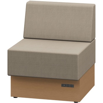 ノットワーク スタンダードソファ ローバック 直線タイプ コンセント付 W600<配送時組立サービス付> イトーキ