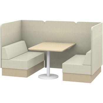 ノットワーク セミクローズミーティングセット W1200<配送時組立サービス付> イトーキ