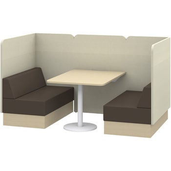 ノットワーク セミクローズミーティングセット W1200<配送時組立サービス付> イトーキ