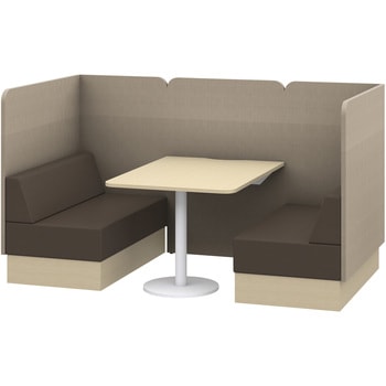 ノットワーク セミクローズミーティングセット W1200<配送時組立サービス付> イトーキ