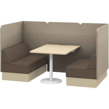 ノットワーク セミクローズミーティングセット W1200<配送時組立サービス付> イトーキ