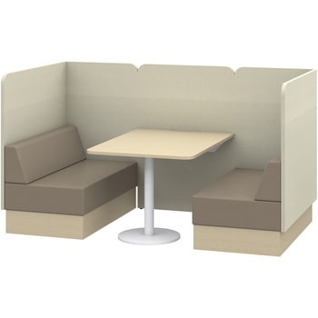 ノットワーク セミクローズミーティングセット W1200<配送時組立サービス付> イトーキ