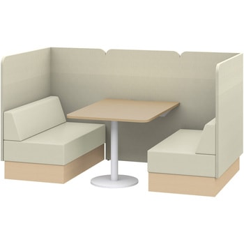 ノットワーク セミクローズミーティングセット W1200<配送時組立サービス付> イトーキ