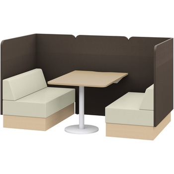 ノットワーク セミクローズミーティングセット W1200<配送時組立サービス付> イトーキ