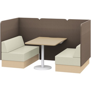 ノットワーク セミクローズミーティングセット W1200<配送時組立サービス付> イトーキ