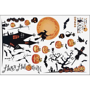 ハロウィンウォールステッカー キャッスル ストア・エキスプレス