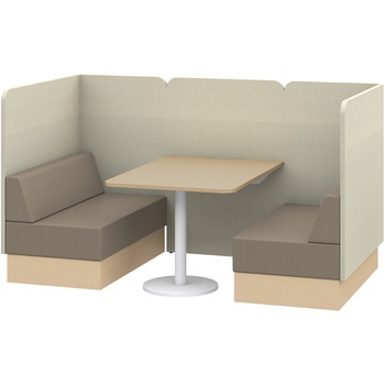 ノットワーク セミクローズミーティングセット W1200<配送時組立サービス付> イトーキ