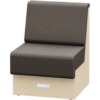 ノットワーク 収納付ソファ ローバック 直線タイプ コンセント付 W600<配送時組立サービス付> イトーキ