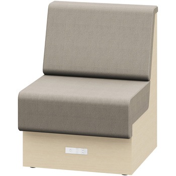 ノットワーク 収納付ソファ ローバック 直線タイプ コンセント付 W600<配送時組立サービス付> イトーキ