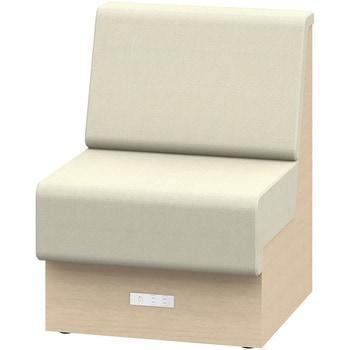 ノットワーク 収納付ソファ ローバック 直線タイプ コンセント付 W600<配送時組立サービス付> イトーキ