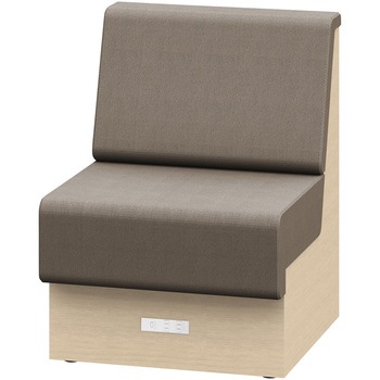 ノットワーク 収納付ソファ ローバック 直線タイプ コンセント付 W600<配送時組立サービス付> イトーキ