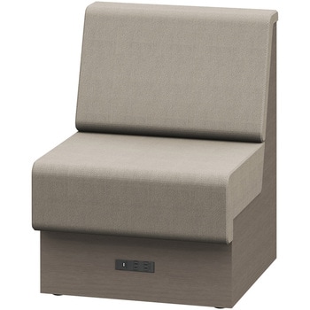 ノットワーク 収納付ソファ ローバック 直線タイプ コンセント付 W600<配送時組立サービス付> イトーキ