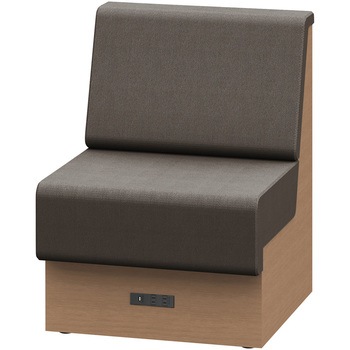 ノットワーク 収納付ソファ ローバック 直線タイプ コンセント付 W600<配送時組立サービス付> イトーキ