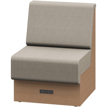 ノットワーク 収納付ソファ ローバック 直線タイプ コンセント付 W600<配送時組立サービス付> イトーキ