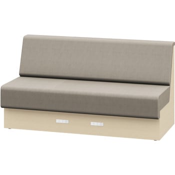 ノットワーク 収納付ソファ ローバック 直線タイプ コンセント付 W1500<配送時組立サービス付> イトーキ