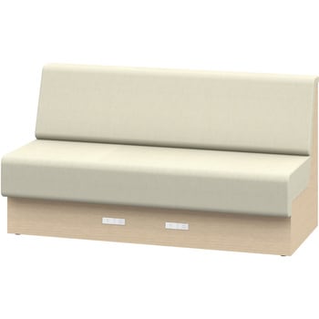 ノットワーク 収納付ソファ ローバック 直線タイプ コンセント付 W1500<配送時組立サービス付> イトーキ