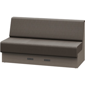 ノットワーク 収納付ソファ ローバック 直線タイプ コンセント付 W1500<配送時組立サービス付> イトーキ